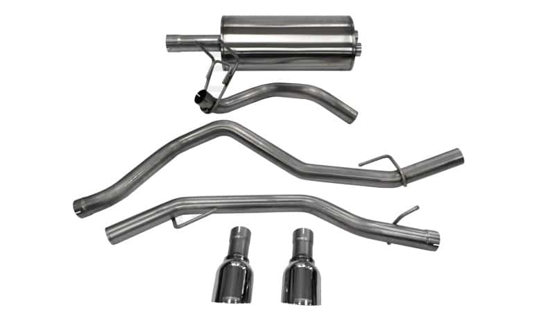 CORSA Performance — Corsa 2009-2018 Dodge Ram 1500 4.7L Quad/Crew Cab/Short Bed Polished Dual Exit Cat-Back Exhaust
Exhaust - view 1