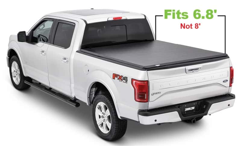Tonno Pro — Tonno Pro 17-22 Ford F-250 Super Duty 6.8ft Styleside Tonno Fold Tri-Fold Tonneau Cover
Soft Tri-Fold Cover - view 4