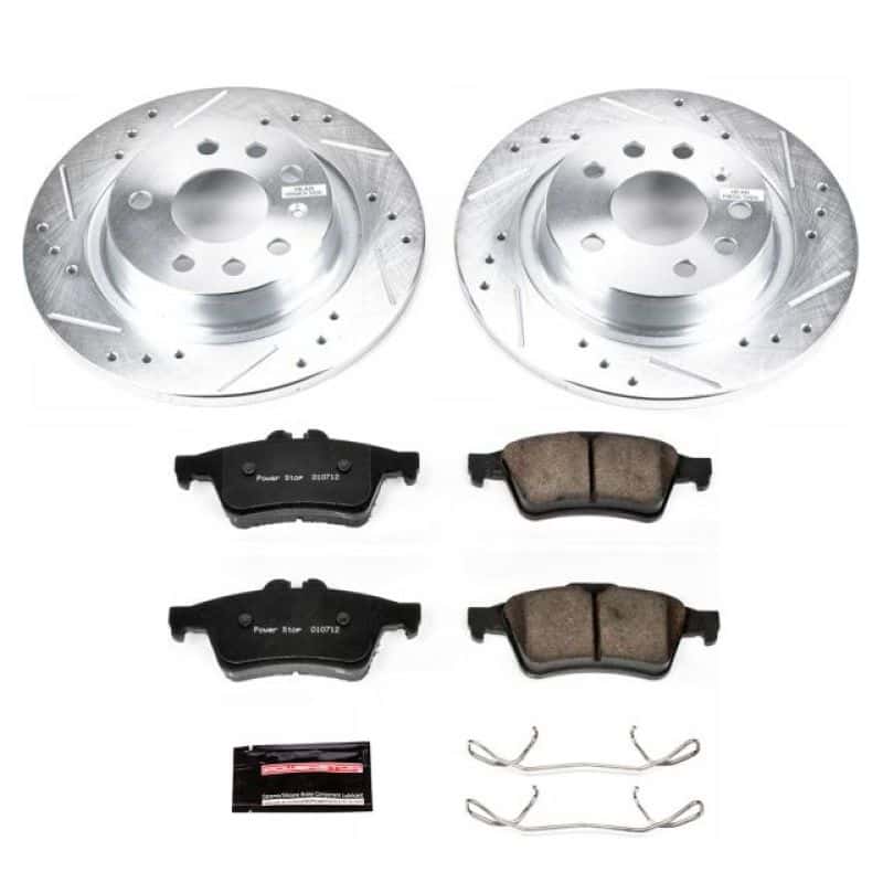 PowerStop — Power Stop 03-11 Saab 9-3 Rear Z23 Evolution Sport Brake Kit - view 1