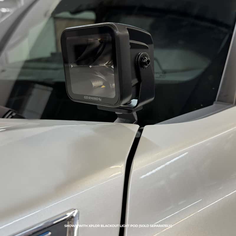 Go Rhino — Go Rhino 22-23 Toyota Sequoia / 23-24 Toyota Tundra XE Hood Hinge Cube Light Mount
Hood Light Mounts - view 6