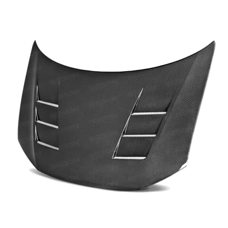 Seibon — Seibon 12-13 Honda Civic 2dr TS-Style Carbon Fiber Hood - view 6