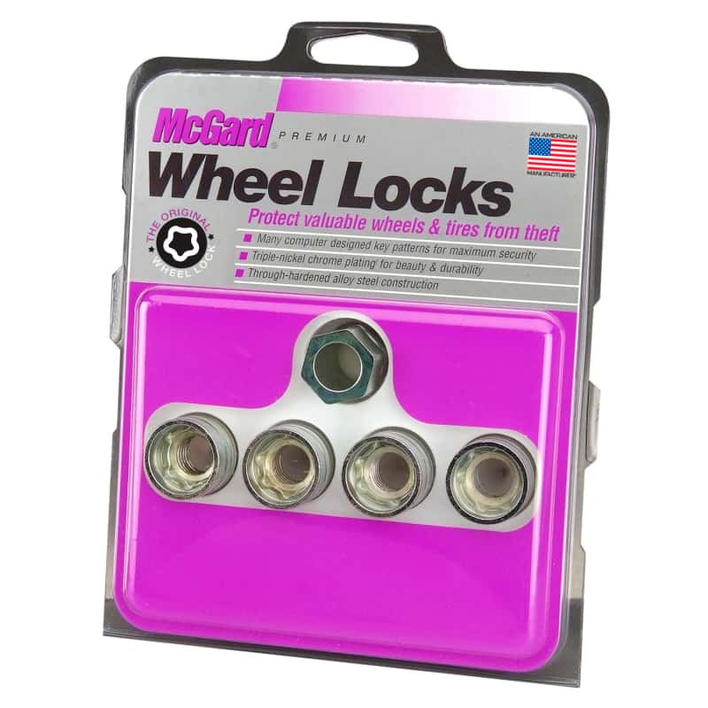 McGard — McGard Wheel Lock Nut Set - 4pk. (Under Hub Cap / Cone Seat) 9/16-18 / 15/16 Hex / 1.015in. L - view 6