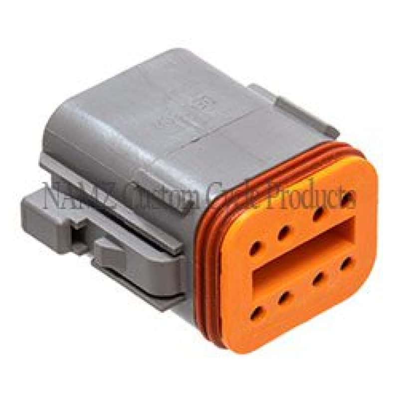 NAMZ — NAMZ Deutsch DT Series 8-Wire Plug & Wedgelock - Grey (Repl. HD 72138-94GY) - view 2