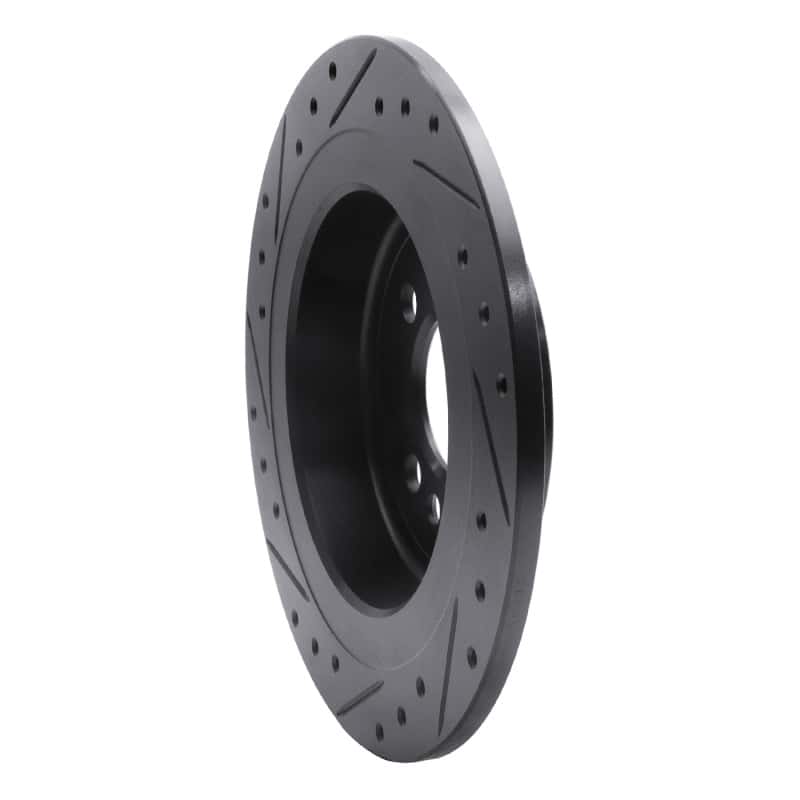 R1 Concepts — R1 09-14 Mini Cooper (Excl Clubman) Rear Right Drilled & Slotted Black Brake Rotor
R1 Brake Rotor Drill - view 4