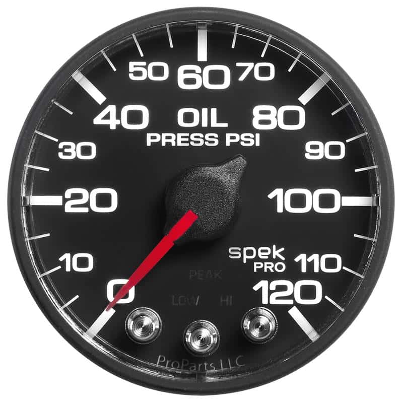 AutoMeter — Autometer Spek-Pro 52.4mm 0-120 PSI Digital Stepper Motor Oil Pressure Gauge
GA 2" OILP BFB SPEK - view 1