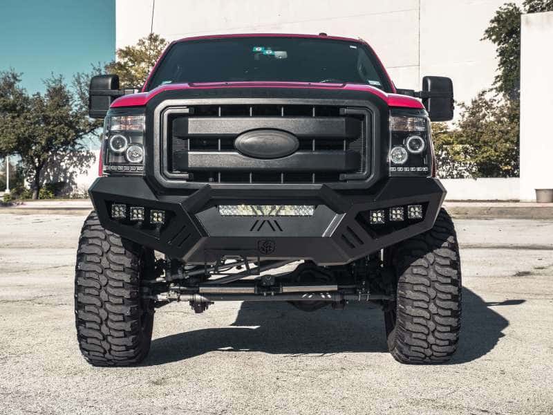Road Armor — Road Armor 11-16 Ford F-250 SPARTAN Front Bumper Bolt-On Pre-Runner Guard - Tex Blk - view 3