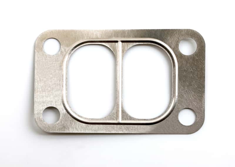 Cometic Gasket — Cometic .016in Stainless T3 Divided Turbo Inlet Flange Gasket
Turbo Inlet Gasket - view 1