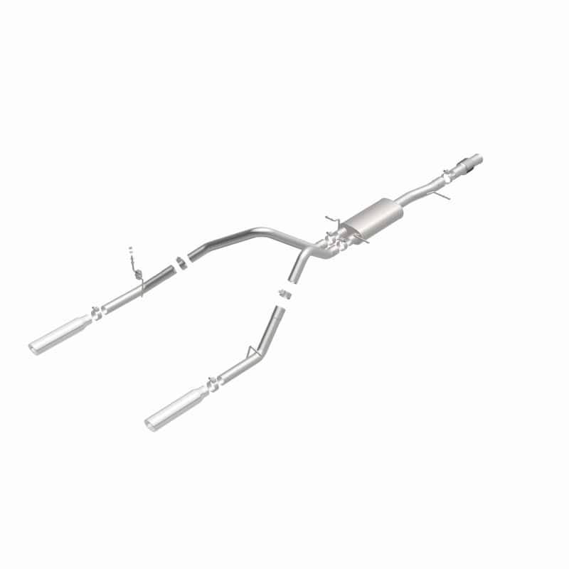 Magnaflow — Magnaflow 14 Chev Silverado V8 5.3L SC Cab Dual Split Rear Exit SS Cat Back Perf Exhaust
Cat-Back - view 45