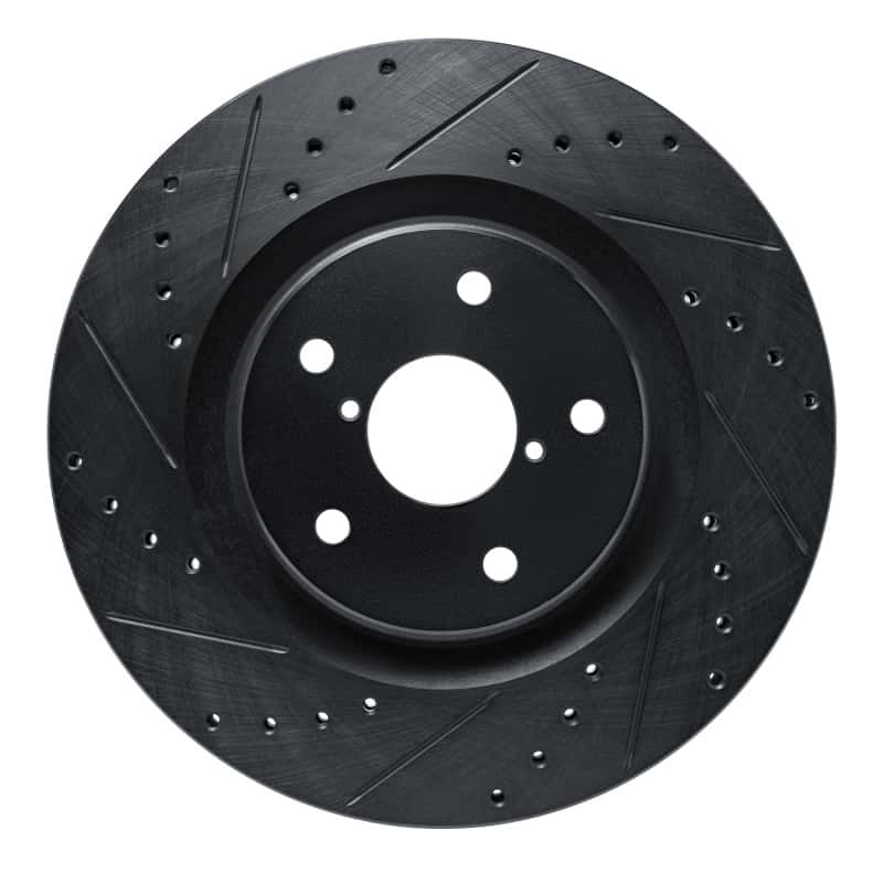 R1 Concepts — R1 20-25 Subaru WRX Front Left Drilled & Slotted Black Brake Rotor
R1 Brake Rotor Drill - view 1