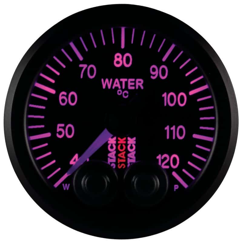 AutoMeter — Autometer Stack 52mm 40-120 Deg C 1/8in NPTF Male Pro-Control Water Temp Gauge - Black
Ga WTmp PC Blk 120C - view 8