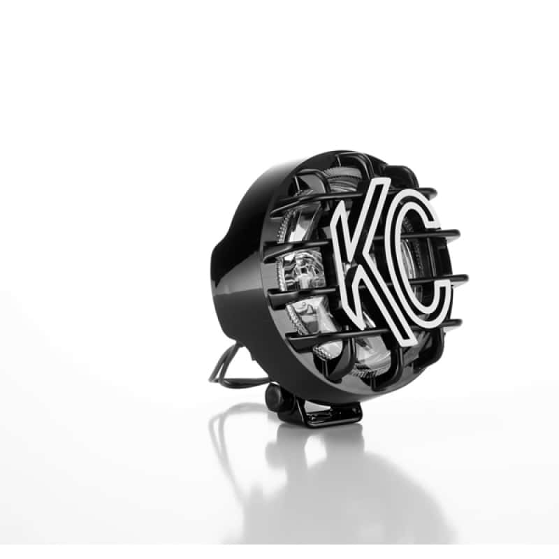 KC HiLiTES — KC HiLiTES Rally 400 4in. Round Halogen Light 55w Spread Beam (Single) - Black
Rally 400 - view 4