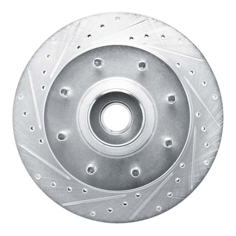 R1 Concepts — R1 73-77 Dodge B300 Van (71-74) / B300 (75-80) Front Left Drilled & Slotted Silver Brake Rotor
R1 Brake Rotor Drill - view 1