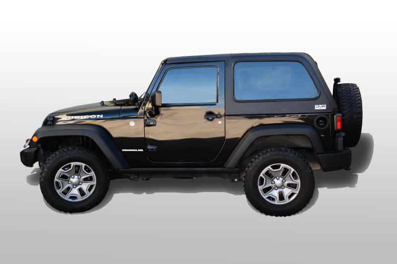 DV8 Offroad — DV8 Offroad 07-18 Jeep Wrangler JK 2 Piece Fast Back Hard Top 2 Door (Dropship Only) - view 5