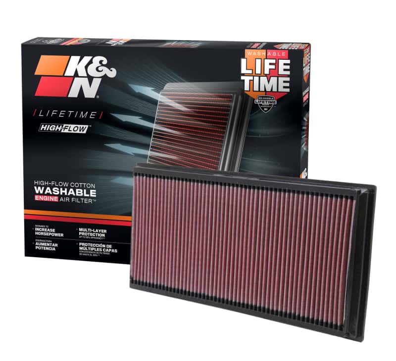 K&N Engineering — K&N 06-09 L.R. Range Rover / 02-10 VW Touareg / 02-09 Porsche Cayenne Drop In Air Filter
Replacement Air Filt
Air Filter - view 9