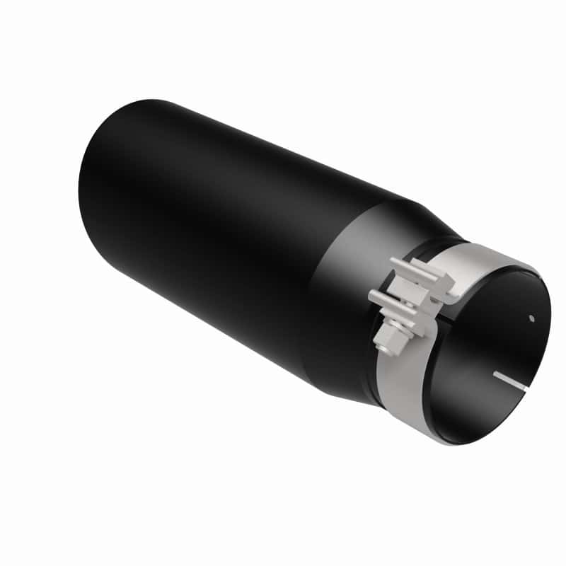 Magnaflow — MagnaFlow Tip Stainless Black Coated Single Double Round Single Outlet 5in Dia 4in Inlet 13in L
Stainless Steel
Exhaust Tip - view 11