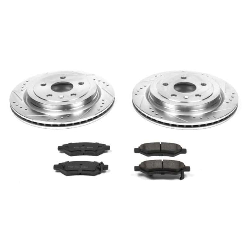 PowerStop — Power Stop 08-14 Cadillac CTS Rear Z23 Evolution Sport Brake Kit - view 1