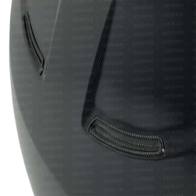 Seibon — Seibon 12-13 Hyundai Veloster 2 Door Hatchback OEM Carbon Fiber Hood - view 7