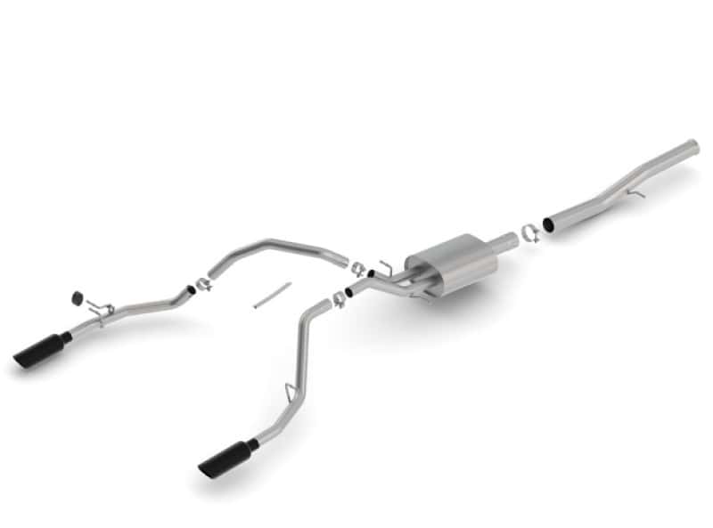 Borla — Borla 14-8 Chevrolet Silverado 1500 6.2L V8 AT/MT Extended Cab Standard Bed S-Type Exhaust
Cat-Back System - view 1