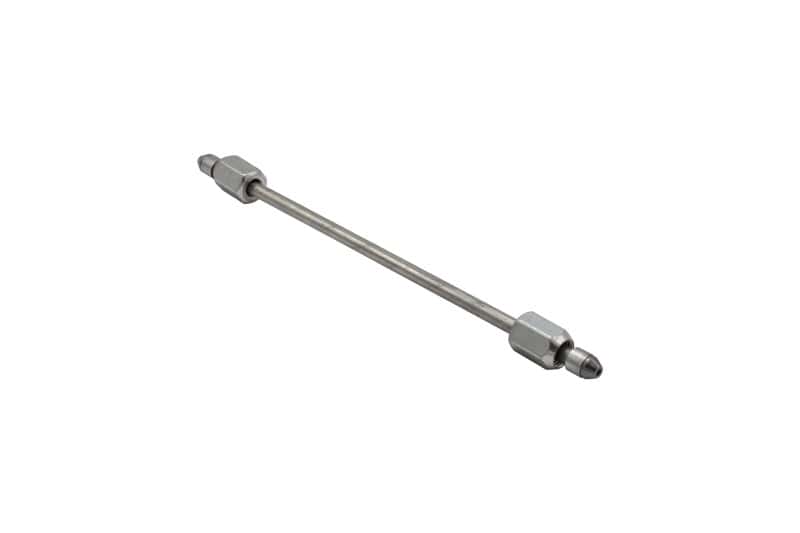 Fleece Performance — Fleece Performance 11in High Pressure Fuel Line (8mm x 3.5mm Line M14x1.5 Nuts) - view 1