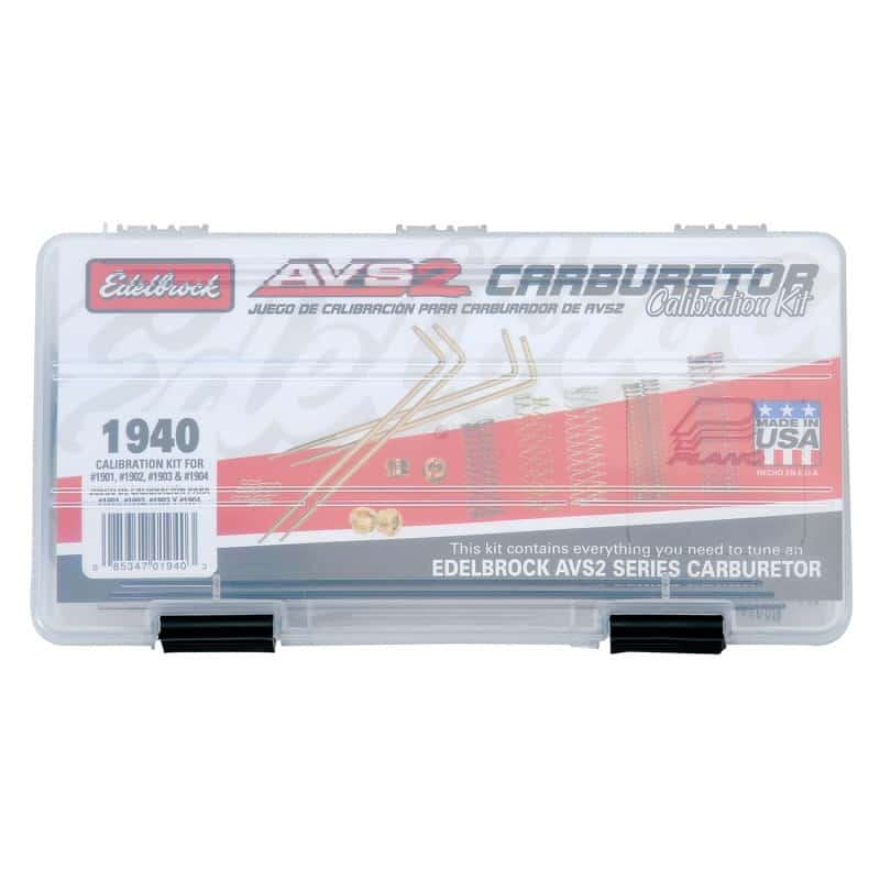 Edelbrock — Edelbrock Calibration Kit for 1901 / 1902 / 1903 / 1904
CARB COMPONENTS - view 1