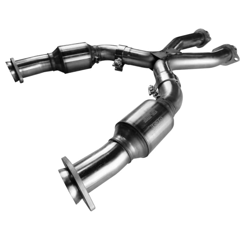 Kooks Headers — Kooks 99-04 Ford Mustang GT / Cobra 2 1/2in In x 2 1/2in OEM Out Cat SS X Pipe Kooks HDR Req
2-1/2in. X-Pipe
2-1/2" X-Pipe - view 1