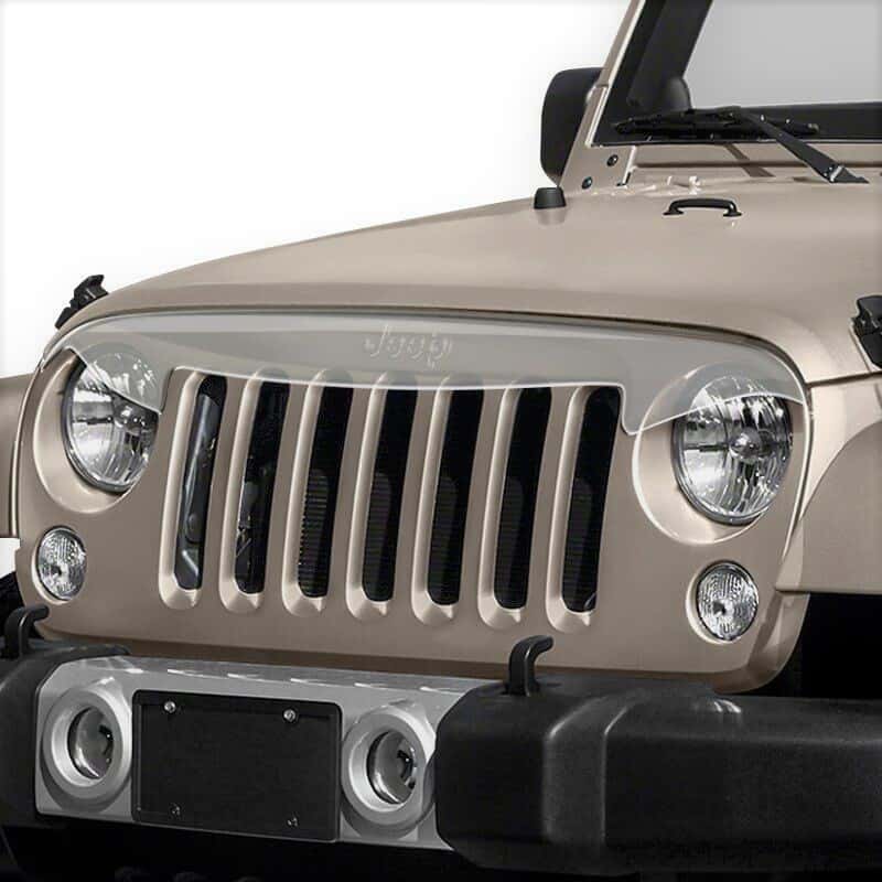 Putco — Putco 07-18 Jeep Wrangler JK - Clear Condor Jeep Hood Shield
Hood Protector - view 2