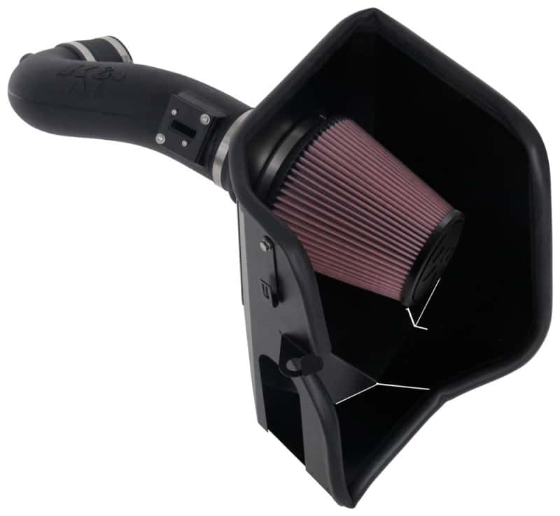 K&N Engineering — K&N 2019+ Chevrolet 1500 5.3L / 6.2L V8 F/I AirCharger Performance Intake System
Performance Air Inta
Air Intake System - view 2