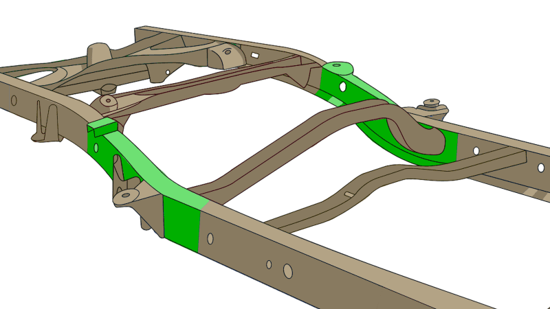 RustBuster — Rust Buster 2000-2006 Toyota Tundra Mid Rear Frame Section - Right - view 4
