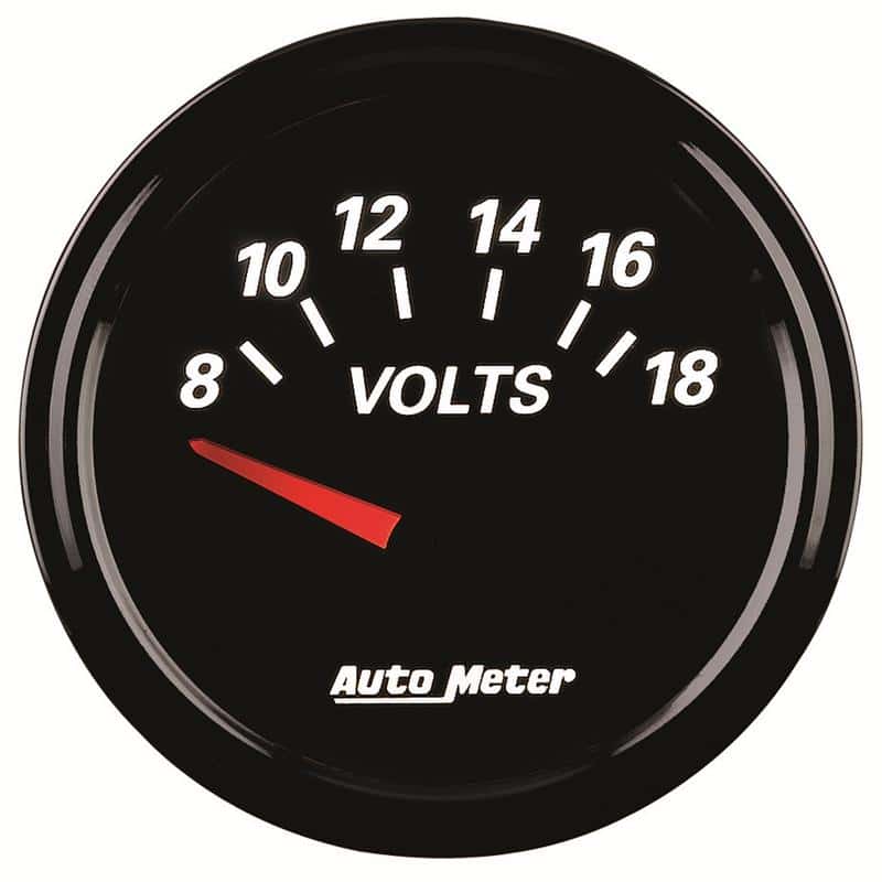 AutoMeter — Autometer Designer Black II 52mm 18V Voltmeter Gauge
GA 2" VOLT 18V DBII - view 5