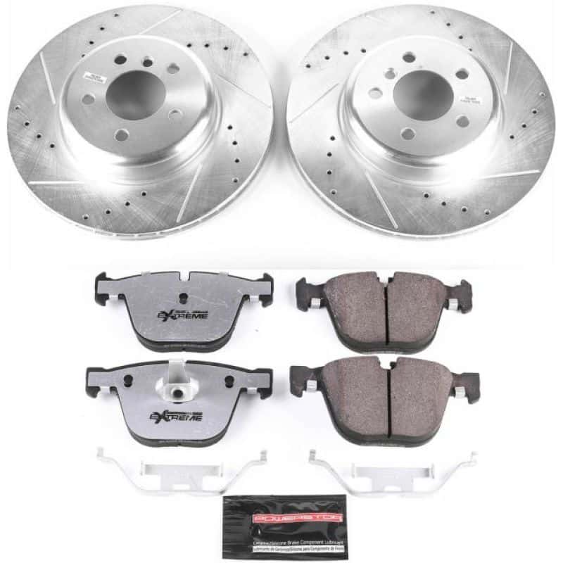 PowerStop — Power Stop 10-17 BMW 535i GT Rear Z26 Street Warrior Brake Kit - view 1