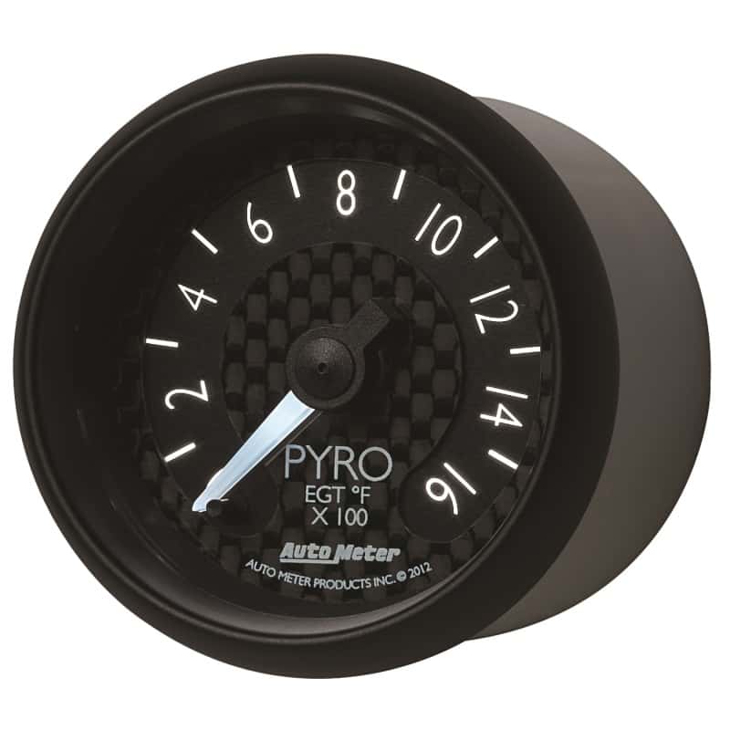 AutoMeter — Autometer GT Series 52mm Full Sweep Electronic 0-1600 Deg F EGT/Pyrometer Gauge
2-1/16" PYROMETER KI - view 8