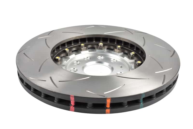 DBA — DBA 2022+ Volkswagen Golf R Mk8 5000 Series T3 Slotted 2 Piece Front Rotor
Brake Rotor - view 2