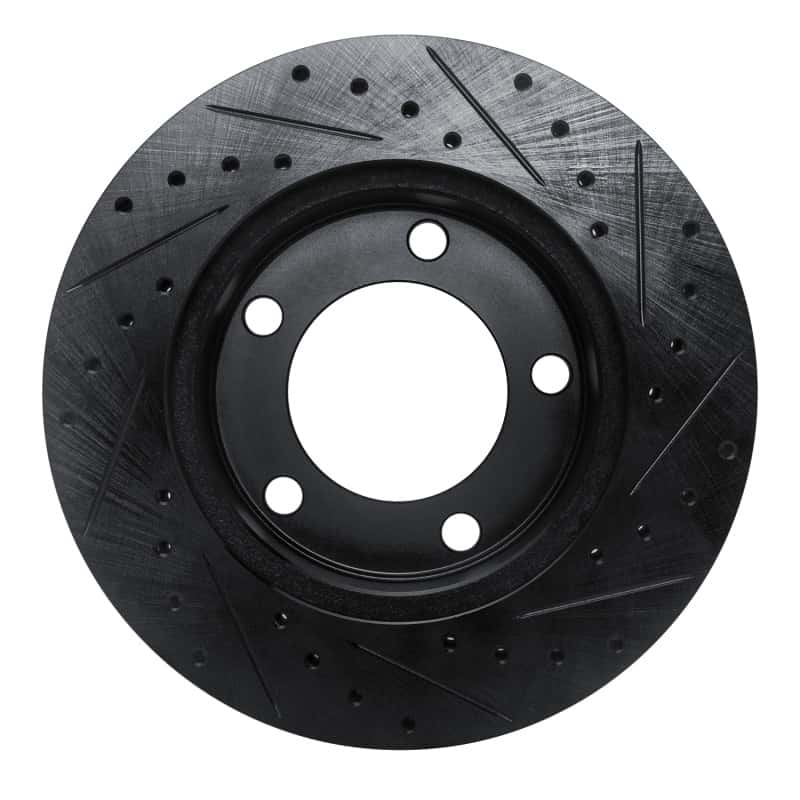 R1 Concepts — R1 94-96 Ford F-150 4WD Front Left Drilled & Slotted Black Brake Rotor
R1 Brake Rotor Drill - view 5
