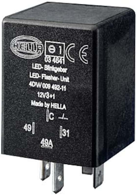 Hella — Hella Flasher Unit Led 12V 3+1
Flasher, 4 pin, 12 V - view 2