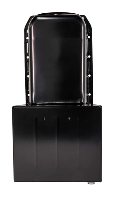 Moroso — Moroso Pre-80 Chevrolet Small Block (w/Driver Side Dipstick) Wet Sump 7qt 8.25in Steel Oil Pan -Blk - view 3