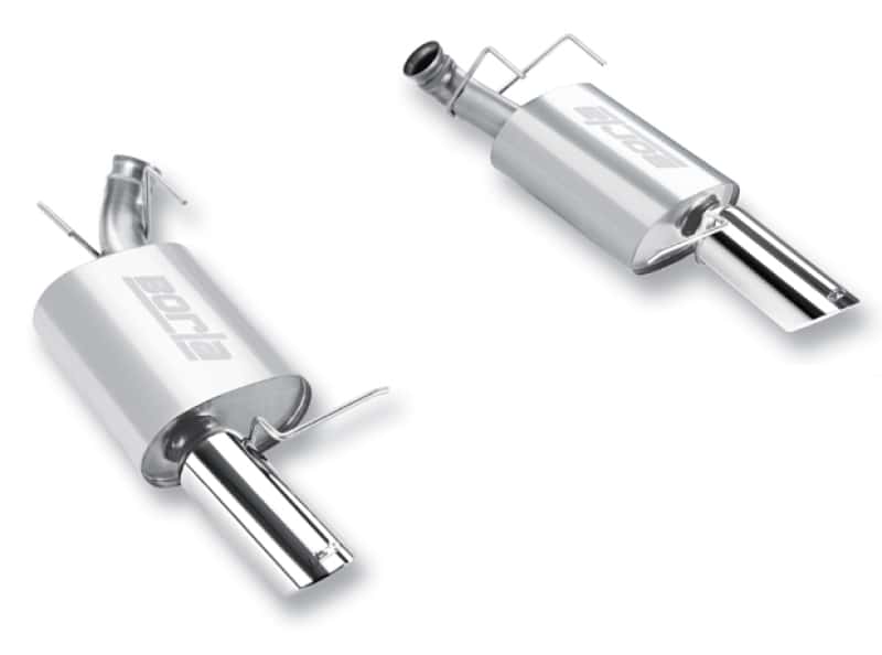 Borla — Borla 2011-2012 Ford Mustang GT 5.0L 8cyl 6spd RWD Aggressive ATAK Exhaust (rear section only)
Axle-Back System
ExhstSysKt - view 5