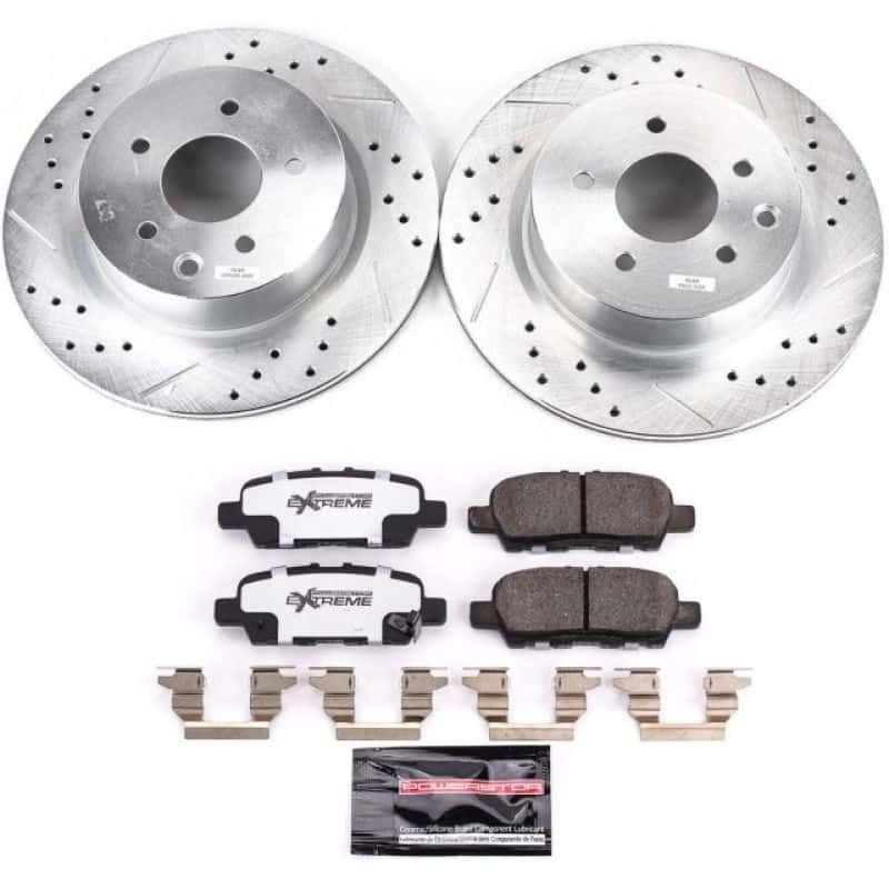PowerStop — Power Stop 18-19 Nissan 370Z Rear Z26 Street Warrior Brake Kit - view 1