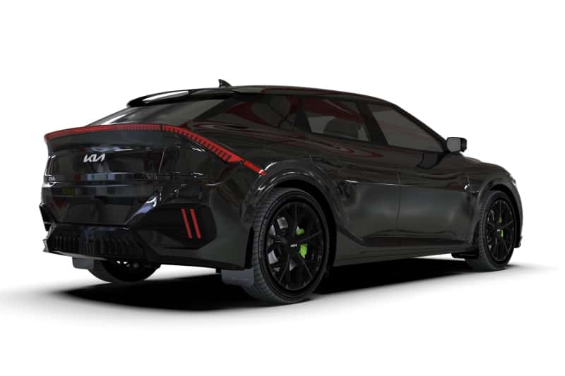 Rally Armor — Rally Armor 25-26 Kia EV6 Base Light/GT/GT-Line Black Mud Flap - White Logo
Mud Flap - view 5