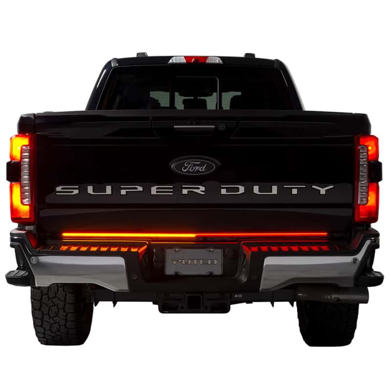 Putco — Putco 23-24 Ford SuperDuty F-250 60In Direct Fit Blade Kit Tailgate Bars w/ LED Taillamps
Tailgate Light Bar - view 8