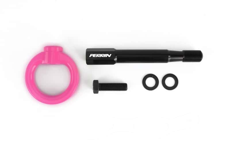 Perrin Performance — PERRIN 22-25 Subaru WRX / 18-23 Crosstrek Tow Hook Kit (Rear) - Hyper Pink - view 3