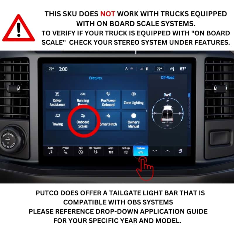 Putco — Putco 21-22 Ford F-150 60in Light Blade Direct Fit Kit Red / Amber / White
Tailgate Light Bar - view 18