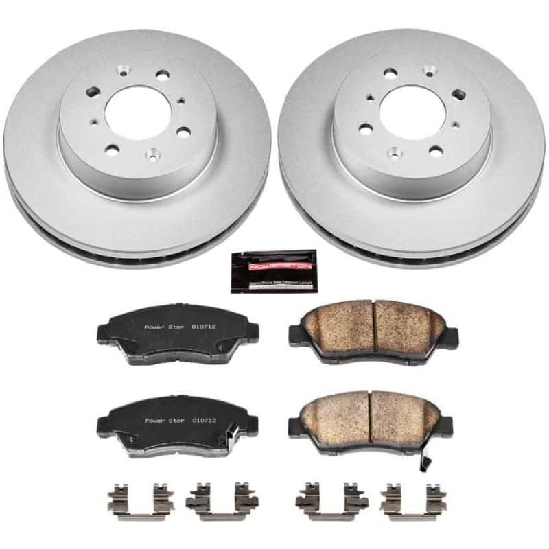 PowerStop — Power Stop 93-95 Honda Civic Front Z17 Evolution Geomet Coated Brake Kit - view 1