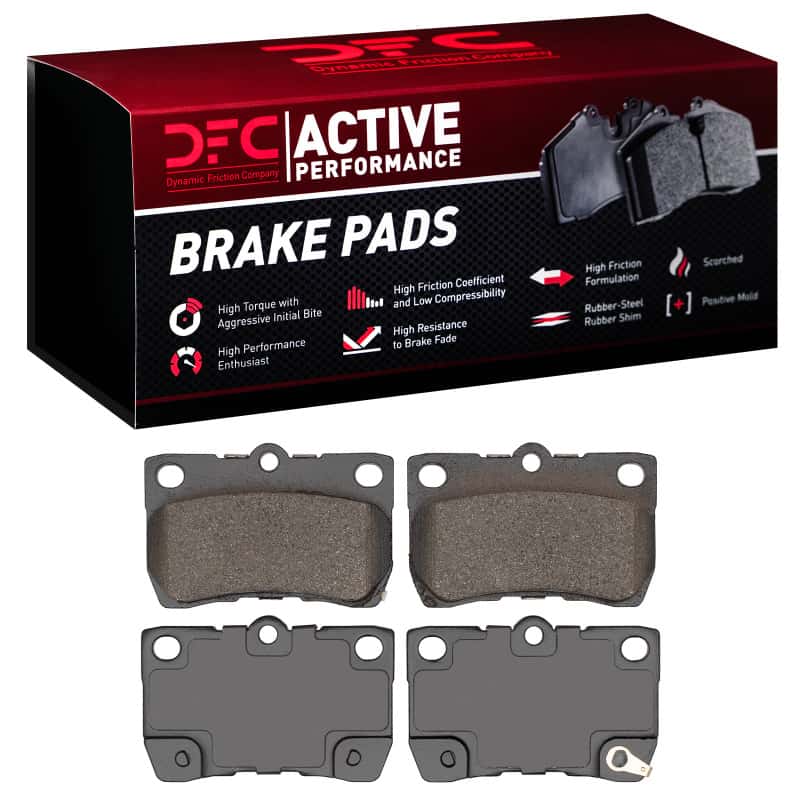 DFC — DFC 06-13 Lexus GS430 Rear Active Performance Pads - Low Metallic
DFC Brake Pad Set - view 1