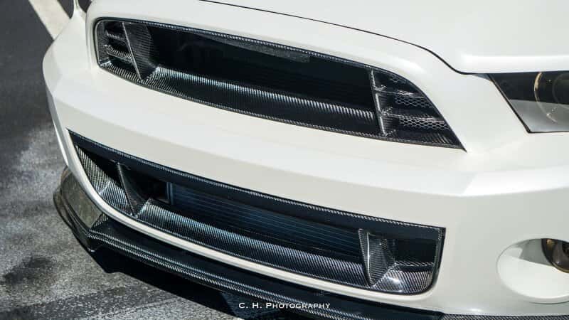 Anderson Composites — Anderson Composites 10-14 Ford Mustang/Shelby GT500 Front Lower Grille - view 7