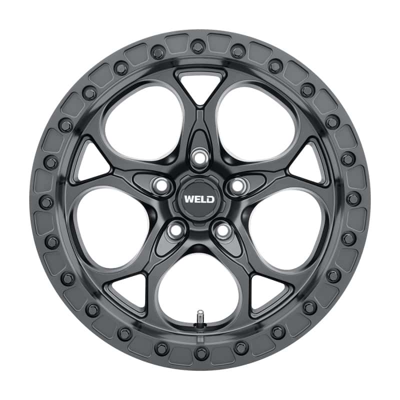Weld — Weld Off-Road W901 17X9.0 Ledge Beadlock 5X127 ET-12 BS4.50 Satin Black 71.5 - view 1
