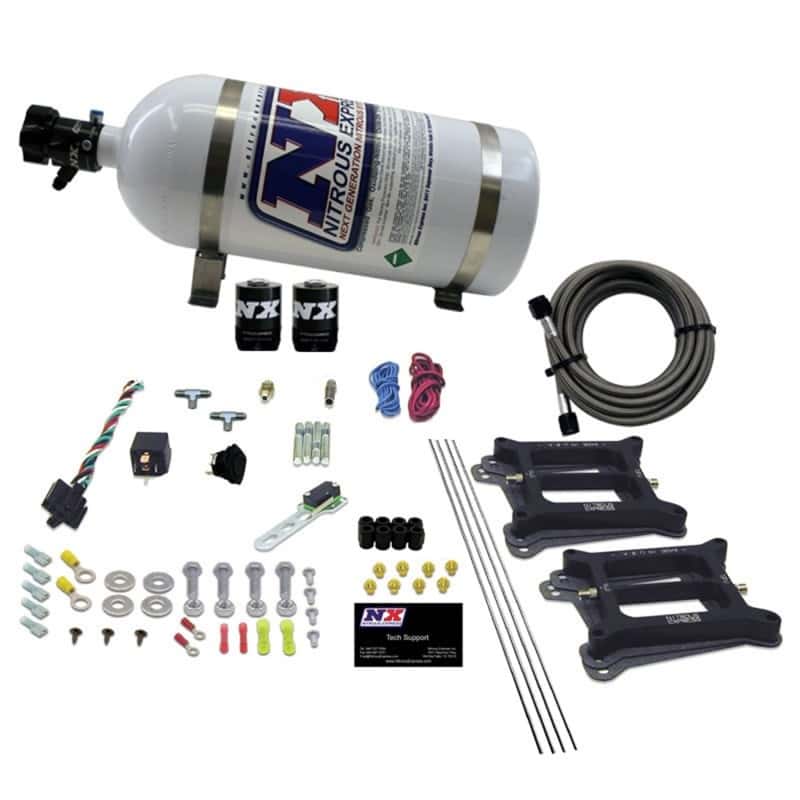 Nitrous Express — Nitrous Express Dual/4150/Gasoline Nitrous Kit (50-300HP) w/10lb Bottle
Injection System Kit
N2OSys - view 1