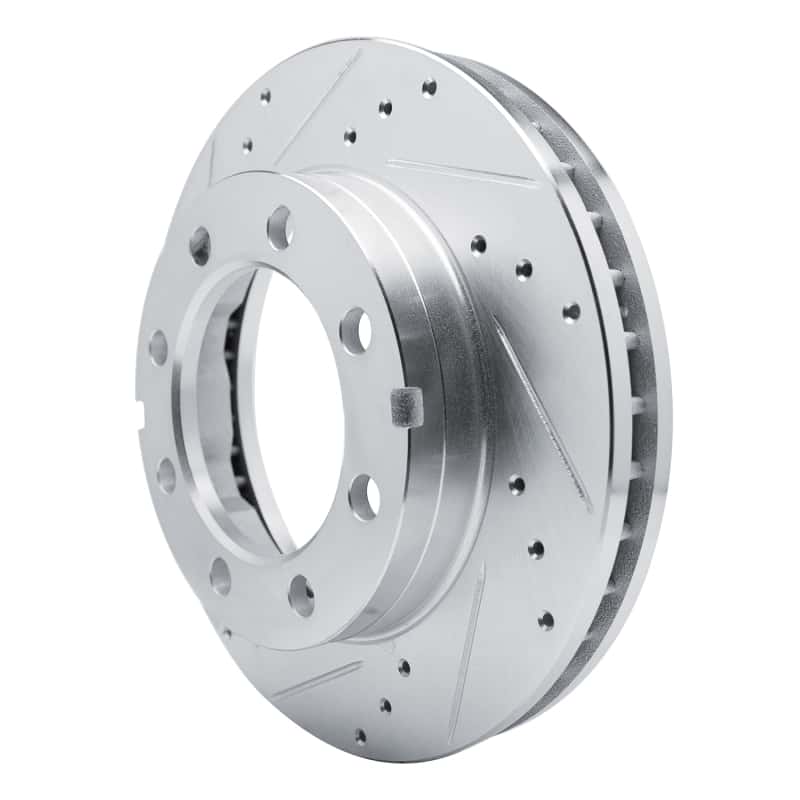 R1 Concepts — R1 77-93 Chevrolet K30 Front Left Drilled & Slotted Silver Brake Rotor
R1 Brake Rotor Drill - view 2