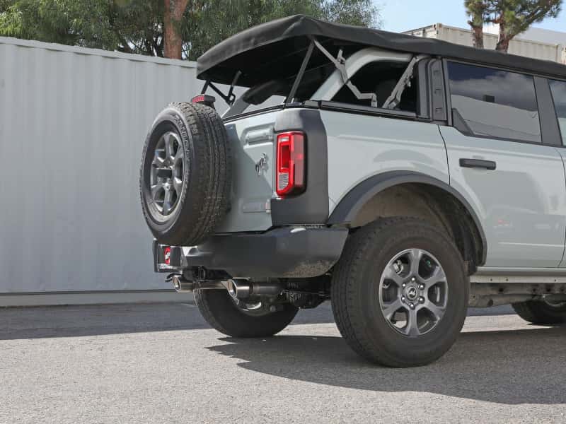 aFe — aFe 2021+ Ford Bronco L4-2.3L (t) / V6-2.7L (tt) Vulcan 3in. to 2.5in. SS Cat-Back - Polished
Cat-Back Exhaust - view 3