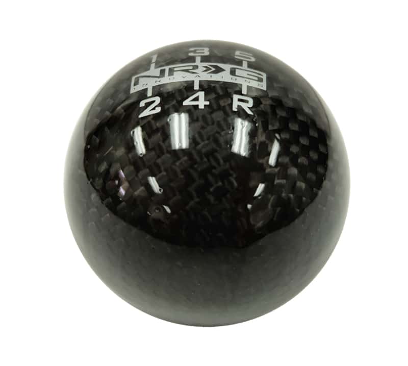 NRG — NRG Universal Ball Style Shift Knob - Heavy Weight 480G / 1.1Lbs. - Black Carbon Fiber (5 Speed) - view 1