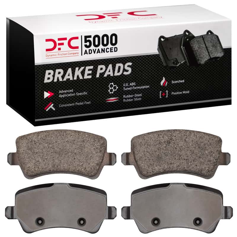 DFC — DFC 12-15 Land Rover Range Rover Evoque Rear 5000 Advanced Low Metallic Brake Pads
DFC Brake Pad Set - view 1